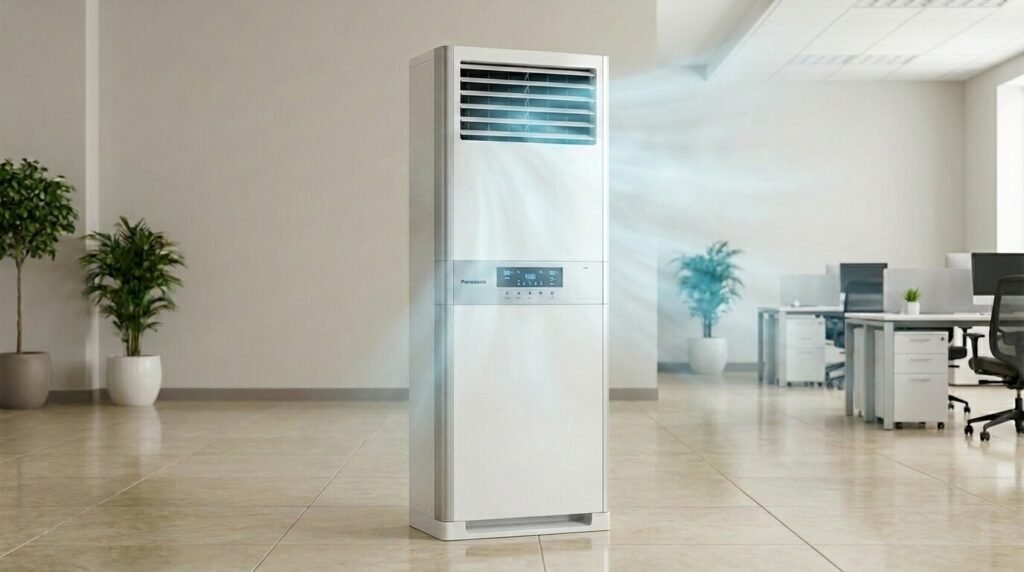 5HP Panasonic Standing Floor Air Conditioner for Large spaces and industries
