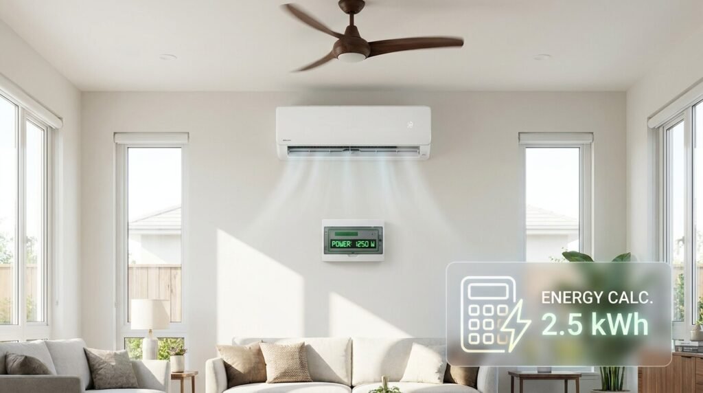 how many watts does an air conditioner use in Nigeria