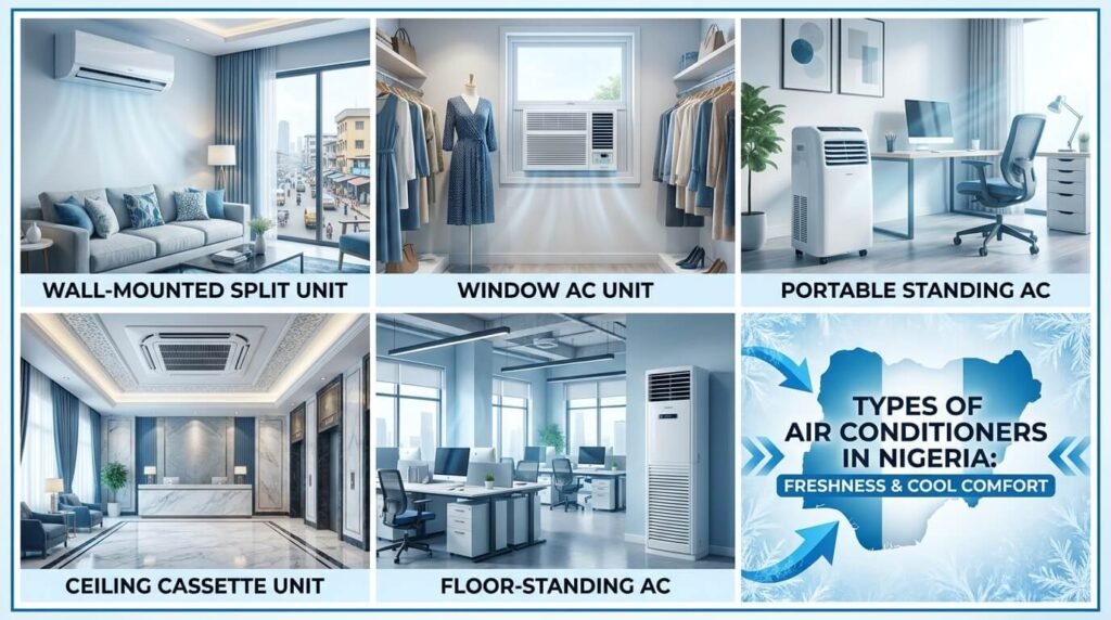 Types of air conditioners available in Nigeria