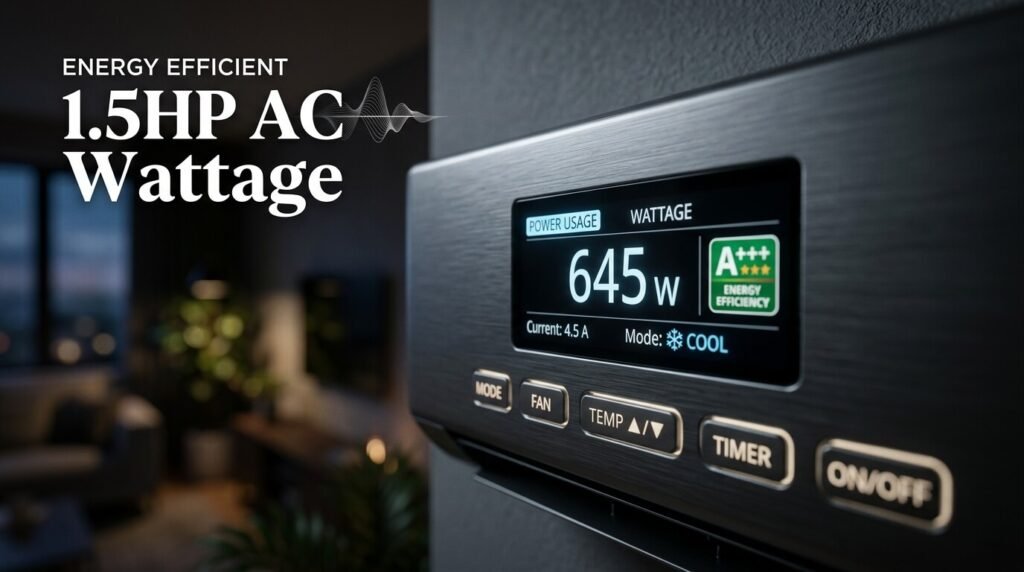 1.5HP AC Wattage