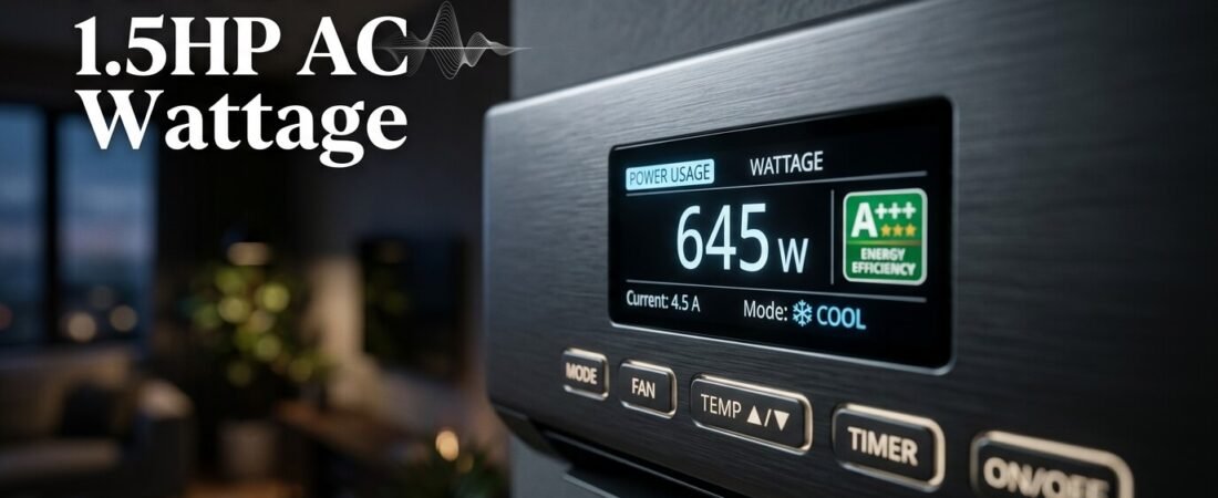 How Many Watts Does a 1.5HP Air Conditioner Actually Use?