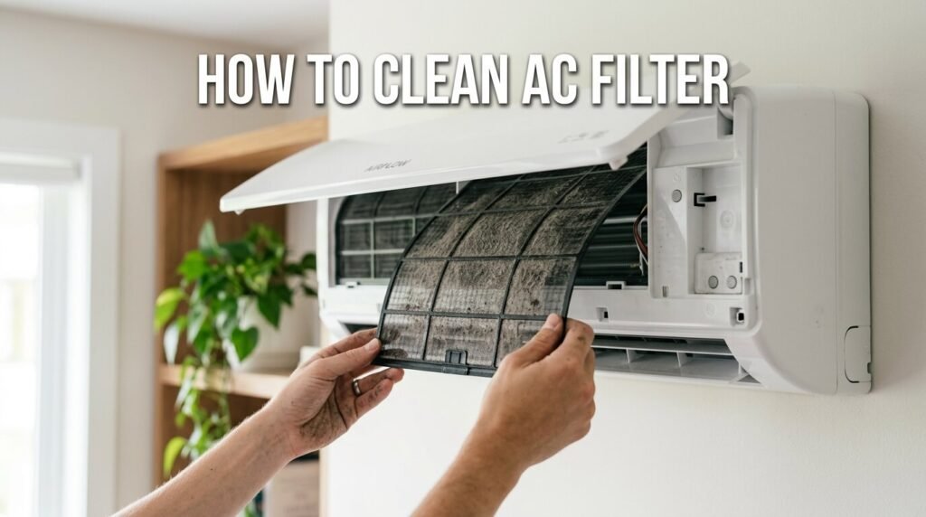 how to clean AC Filter