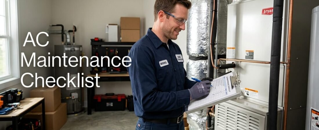 The Complete AC Maintenance Checklist (DIY Tasks, Pro Tasks, and Why Each One Matters)