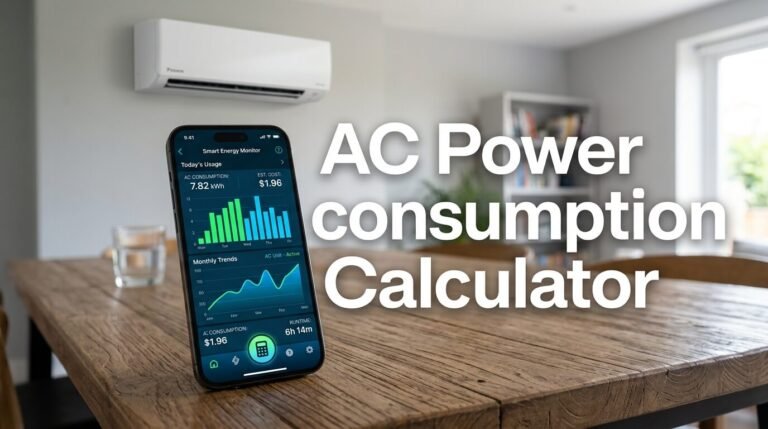 AC power consumption calculator