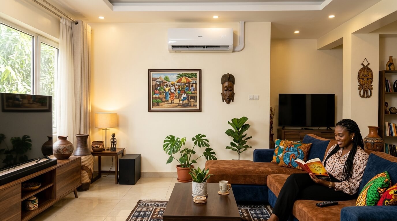AC installation in a Port Harcourt home