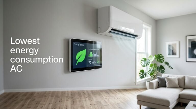 lowest energy consumption air conditioner