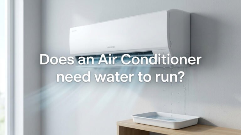 does an air conditioner need water to run