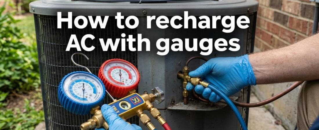 How to recharge your car’s AC with Gauges