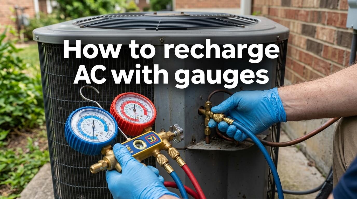 How to recharge your car’s AC with Gauges