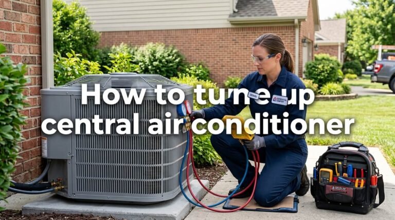 how to tune up central air conditioning