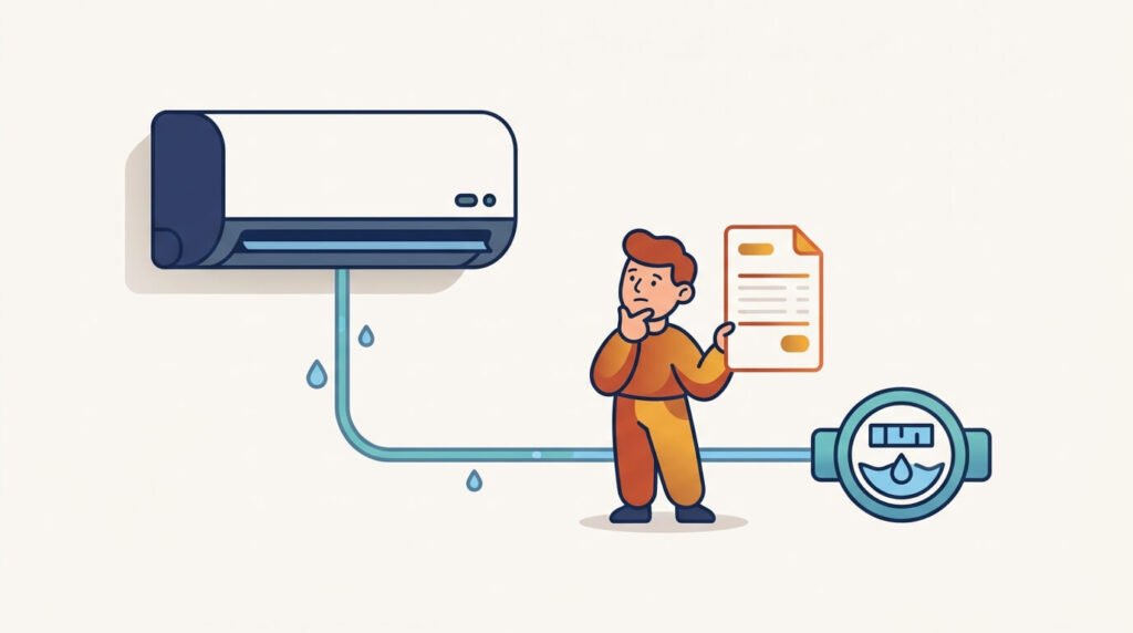 Does AC affect water Bill